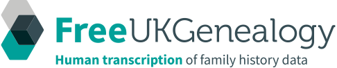 Free UK Genealogy - Human transcription of family history data